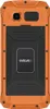 The back of an orange and black rugged smartphone. Anteprima dell’immagine prodotto