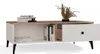 POINT 2S 110 Cachemire Beige Chêne Castello Table basse 2 Voir les images du produit 14