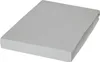 A light gray fitted sheet is shown lying flat on a white background, angled slightly. Produktbild-Vorschau