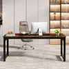 Tribesigns Schreibtisch Computertisch, 180x90x77cm, PC Produktbild-Vorschau 2