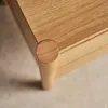 Close-up of the corner of a wooden nightstand. Produktbild-Vorschau