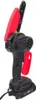 A black and red cordless chainsaw with a battery pack attached, shown against a white background. Náhled obrázku produktu