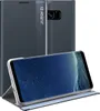 Galaxy S8 Hülle, LaimTop Slim Flip Leder Smart View Window Produktbild-Vorschau 1