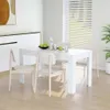 Esstisch Weiß 140x74,5x76 cm Holzwerkstoff Produktbild-Vorschau 2