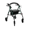 Rollator grün 7,2 kg faltbar, 60 cm breit, pannensichere 8 Produktbild-Vorschau 2