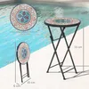 Outsunny Beistelltisch klappbar Gartentisch mit Produktbild-Vorschau 3