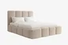 MNUUO Polsterbett MIOA mit Bettkasten Beige 140 x 200 cm Produktbild-Vorschau 2