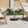 vidaXL Stojan na slunečník Granite 28,5 kg kulatý černý Náhled obrázku produktu 1