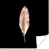 MuchoWow® Poster Blatt - Gold - Rosa 100x100 cm - Produktbild-Vorschau 1