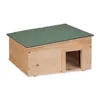 Relaxdays Igelhaus, Holz, Igelhotel mit Boden, 2 Kammern, Produktbild-Vorschau 1