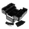 anndora® Beautycase Leo Noir – schwarzer Aluminium-Koffer Produktbild-Vorschau 12