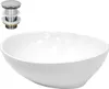 LuxeBath Waschbecken Aufsatzwaschbecken Oval, 41x33x14,2 Produktbild-Vorschau 1