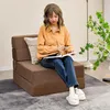 GOPLUS Bodensofa mit Schlaffunktion, 3 in 1 Klappbares Produktbild-Vorschau 2