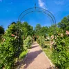 KADAX mriežka "Atri", oblúk z ruží, 281 cm, pergola čierna Náhľad obrázku produktu 2