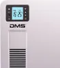 A close-up view of a white electric heater with a digital display and brand logo. Náhľad obrázku produktu