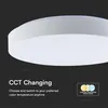 LED Solution Bílé LED stropní svítidlo kulaté 495mm 30/60W Náhled obrázku produktu 10