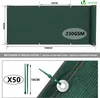 VOUNOT® Osłona ogrodzeniowa 1×10 m, siatka zacieniająca do Podgląd zdjęcia produktu 2