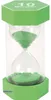 EDUPLAY 120610 Mega clessidra 10 min, Ø 8,4 x 16 cm, verde Anteprima dell’immagine prodotto 2