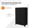 ML-Design schedario 75x40x120 cm, nero, acciaio, mobile da Anteprima dell’immagine prodotto 6