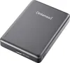 A gray Intenso power bank is shown from a slightly elevated angle against a light gray background. Produktbild-Vorschau
