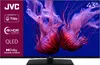 A television screen displaying a vibrant image of jellyfish, with brand and feature information on the left side. Produktbild-Vorschau