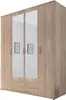 Daniela 160cm Kleiderschrank mit 4 Türen 2 Schubladen und Produktbild-Vorschau 8