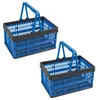 Novaliv skladací box modrý set 2 - 16L skladací košík s Náhľad obrázku produktu 1