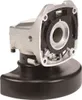 A close-up studio shot of an angle grinder gear housing and guard. Náhľad obrázku produktu