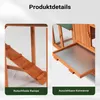 Králikáreň Wiltec 2190 x 530 x 850 mm s voľným výbehom a Náhľad obrázku produktu 6