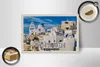 Holzschild Reise 18x12 cm Santorin Griechenland Pyrgos Dorf Produktbild-Vorschau 3