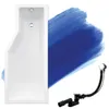 Wanna Akrylowa Zestaw 3w1 Asymetryczna 150x75 Prawa Biała, Podgląd zdjęcia produktu 2