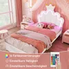 A child's bedroom with a princess-themed bed. Produktbild-Vorschau