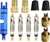 Presta Ventileinsatz Set 11 Stück Fahrradventil-Adapter, Produktbild-Vorschau 1