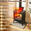 ISOISL Kaminofen Ventilator 6 Flügeln Kaminventilator, ohne Produktbild-Vorschau 3