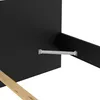 Lit Nada double pour matelas box 160x200 cm, noir mat. Voir les images du produit 4