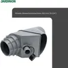 Jardinion Regenwasserfilter, Fallrohr Laubabscheider Silber Produktbild-Vorschau 4