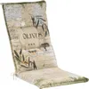 A chair cushion with an olive garden theme. Produktbild-Vorschau