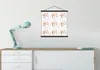 MuchoWow® Textilposter Blumen - Bohème - Weiß 60x60 cm mit Produktbild-Vorschau 3