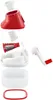An exploded view of a kitchen grater and storage set. Produktbild-Vorschau