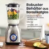 Mixeur sur pied 1400W, ensemble 3-en-1 avec un récipient en Voir les images du produit 4
