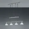 LED-Pendelleuchte - Nickel matt - Weiß - Glas - Metall - Produktbild-Vorschau 9