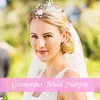 15 Stück Haarschmuck Hochzeit Set, Haarnadeln Mit Perlen Produktbild-Vorschau 4