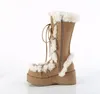 CUBBY-311 Damen Boots von DemoniaCult, Hellbraun  , EU 39, Produktbild-Vorschau 3
