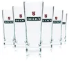 6x Becks Glas 0,4l Kontur Henry Bier Becher Pokal Gläser Produktbild-Vorschau 6