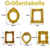 10er Set Mini Vintage-Rahmen ,Goldene Barock-Fotorahmen zum Produktbild-Vorschau 7