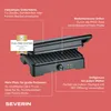 SEVERIN Grill - KG2391 - Cooking surface 28x17cm - Opening Productafbeelding-voorbeeld 8