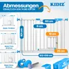 KIDIZ® Absperrgitter zum Klemmen mit Katzenklappe, Produktbild-Vorschau 2