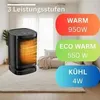 Heizlüfter Energiesparend leise Keramik-Heizlüfter Produktbild-Vorschau 3