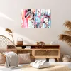 Bild auf Leinwand - Leinwandbild - Zebra Tiere Natur bunte Produktbild-Vorschau 7