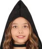 Principessa medievale con cappuccio vestito nero Halloween Anteprima dell’immagine prodotto 9
